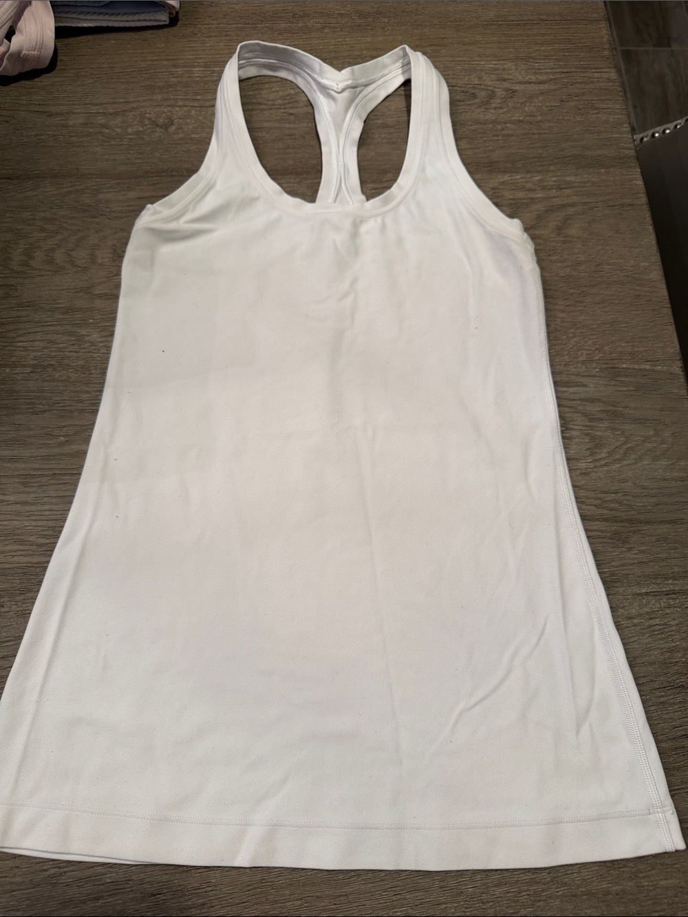 Lululemon Women's White Racerback Tank Top